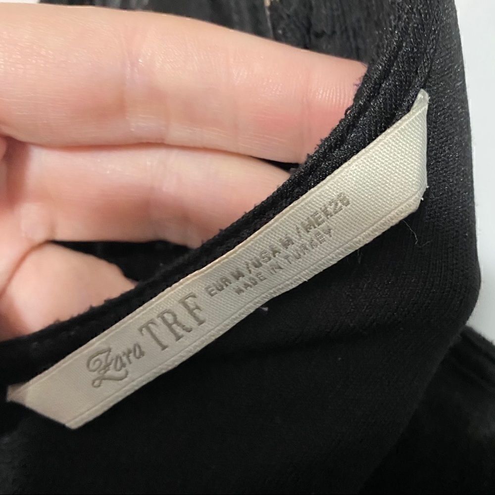 ZARA TRF Black Lace Babydoll Mini Dress – Medium – Y2K Inspired - Picture 5 of 5